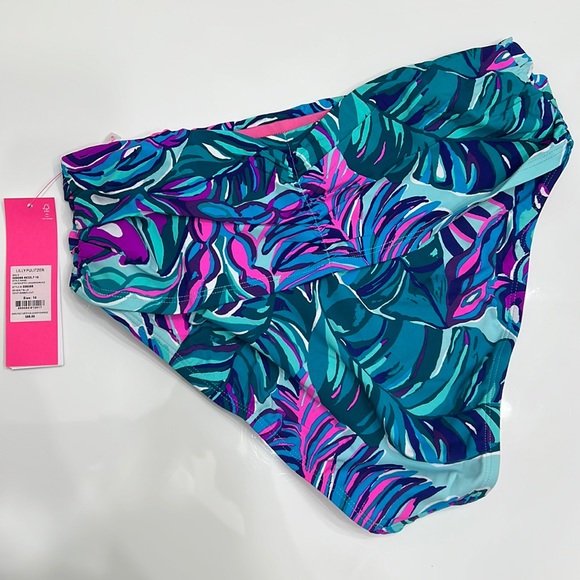 NWT Lilly Pulitzer High Waisted Balloon Swim Bottom only - Picture 2 of 4
